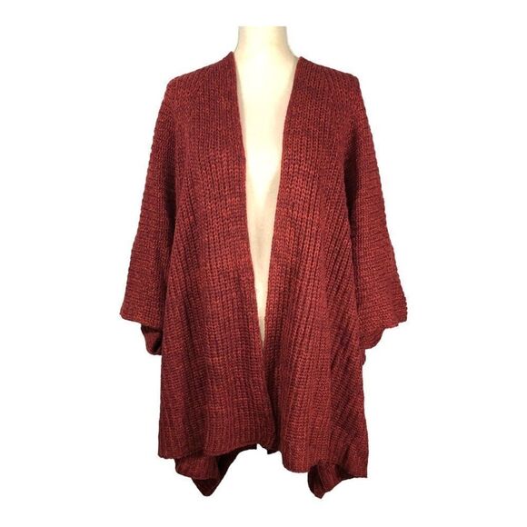 Soft Surroundings Chunky Knit Open Front Kimono Sweater One Size - Picture 1 of 9